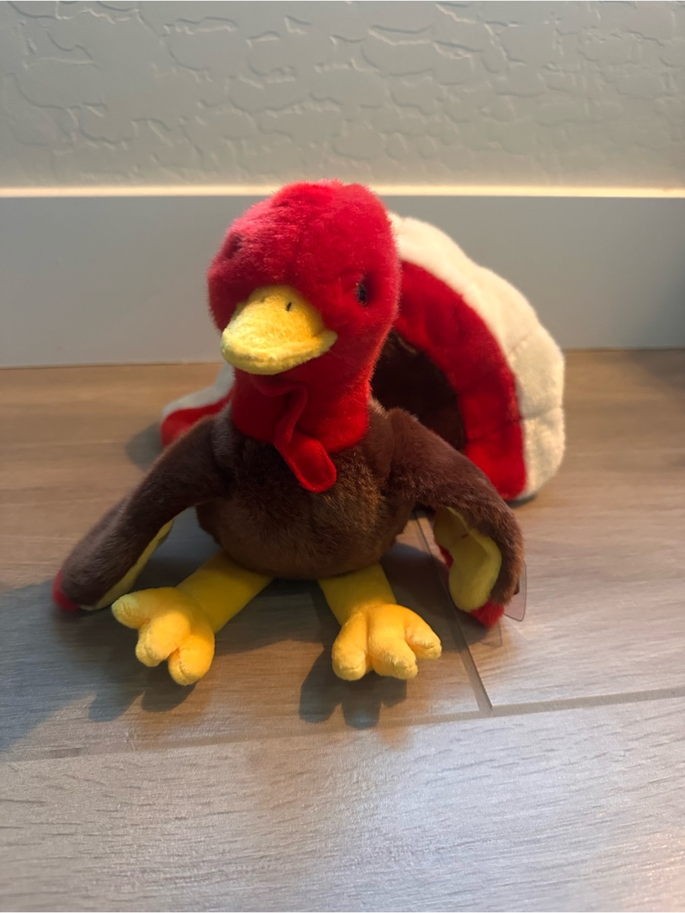 TY large Beanie Baby Turkey 1999 Gobbles